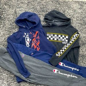 Boys Champion and Vans Bundle
